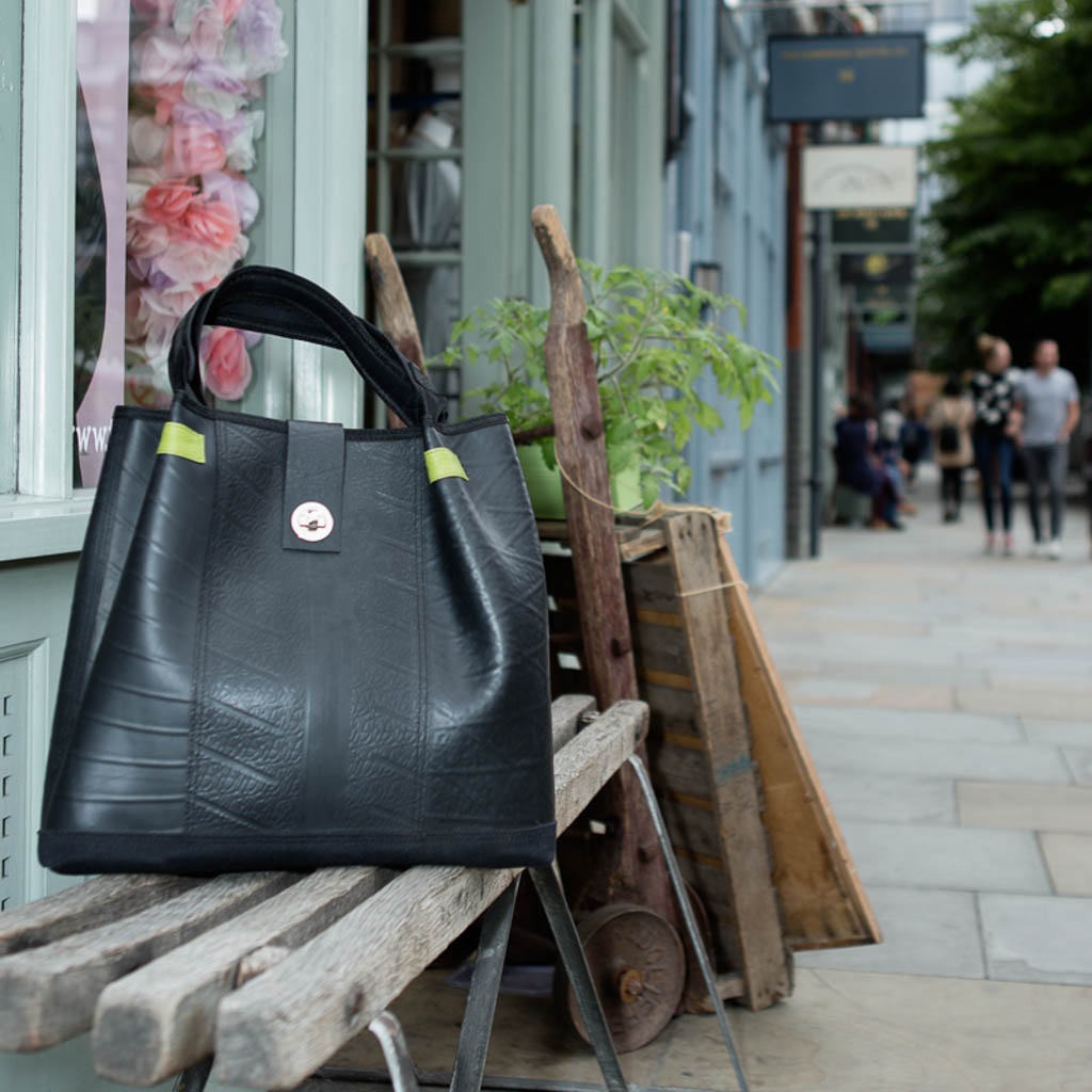 Anna Recycled Rubber Vegan Tote Bag