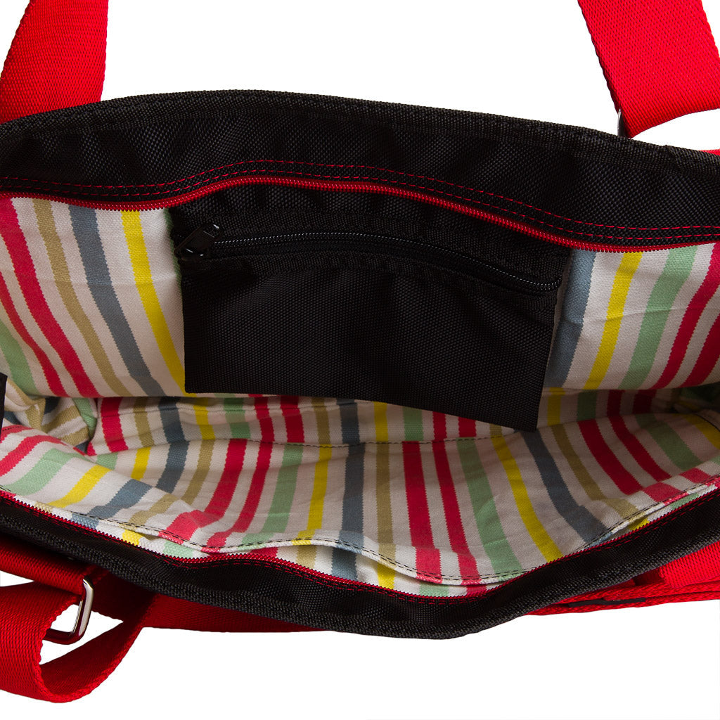 Rika Spacious Vegan Tote Bag Made From Inner Tube