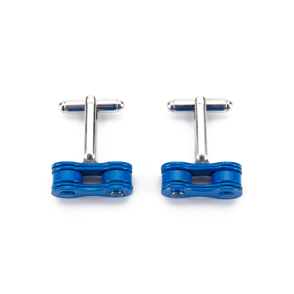 Recycled Bicycle Chain Cufflinks | Eco Gift for Cyclists & Bikers