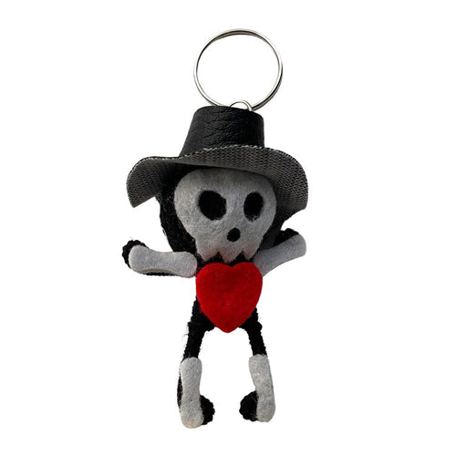 Voodoo String Doll Keychain, 7cm