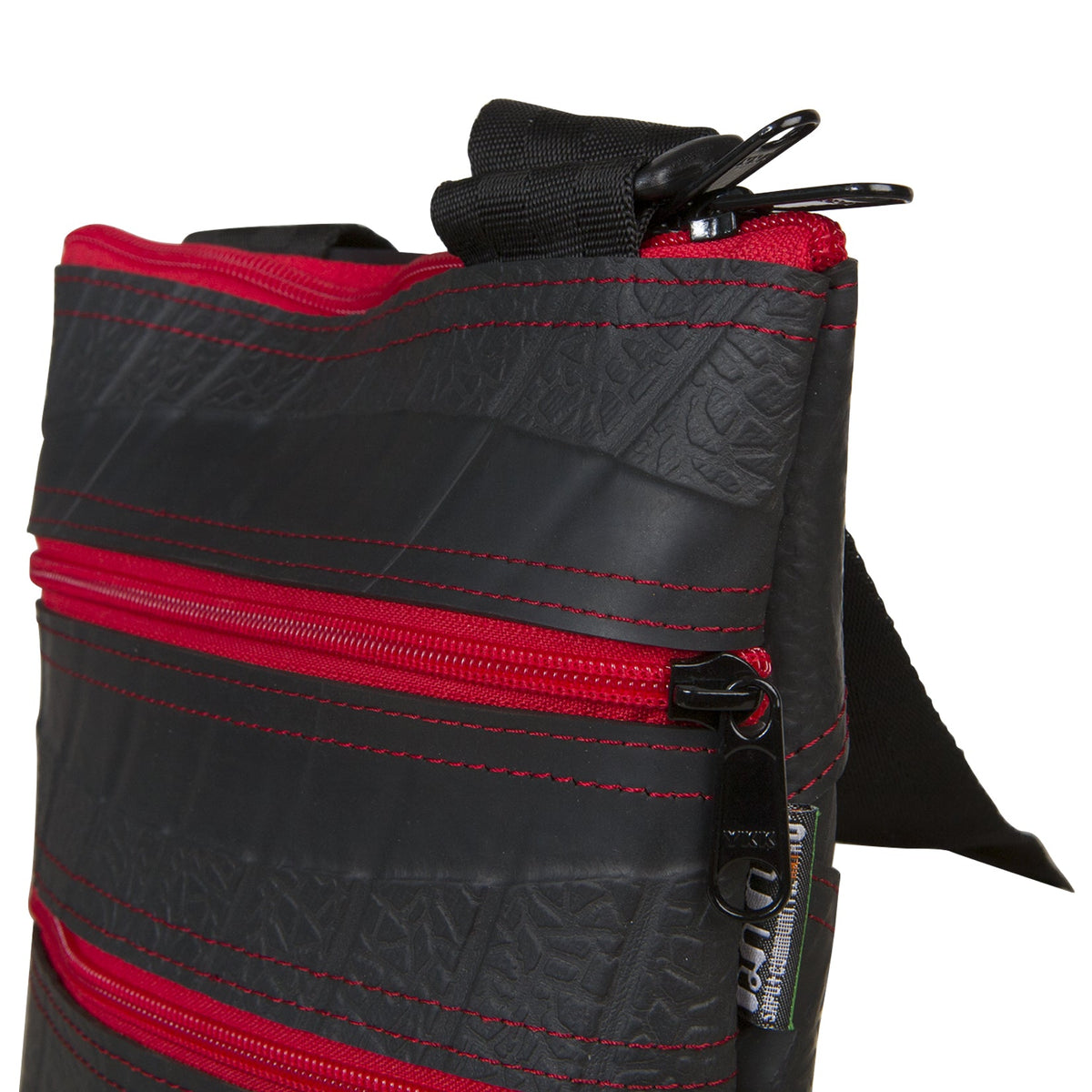 Maggie Upcycled Inner Tube Vegan Crossbody Bag - Eco Friendly