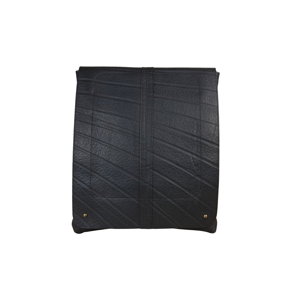 Spencer Recycled Unisex Rubber Vegan Crossbody Bag (3 Sizes Available)