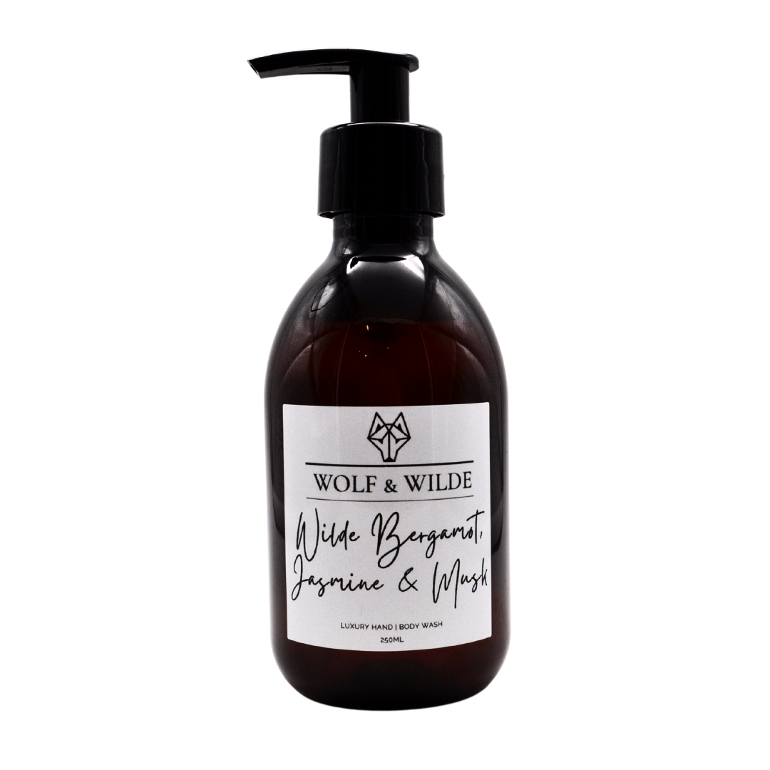 Wilde Bergamot, Jasmine & Musk Luxury 2 In 1 Liquid Soap - Hand & Body
