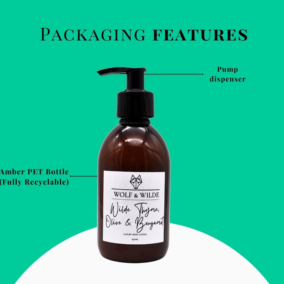 Wilde Thyme, Olive & Bergamot Luxury Body Lotion 250ML