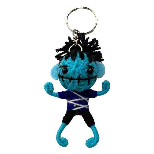 Voodoo String Doll Keychain, 7cm