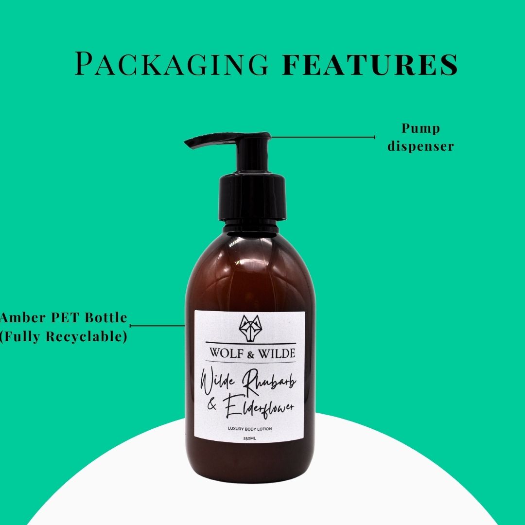 Wilde Rhubarb & Elderflower Luxury Body Lotion 250ML