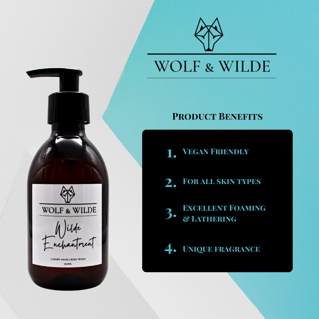 Wilde Enchantment Luxury 2 In 1 Liquid Soap - Hand & Body 250ML