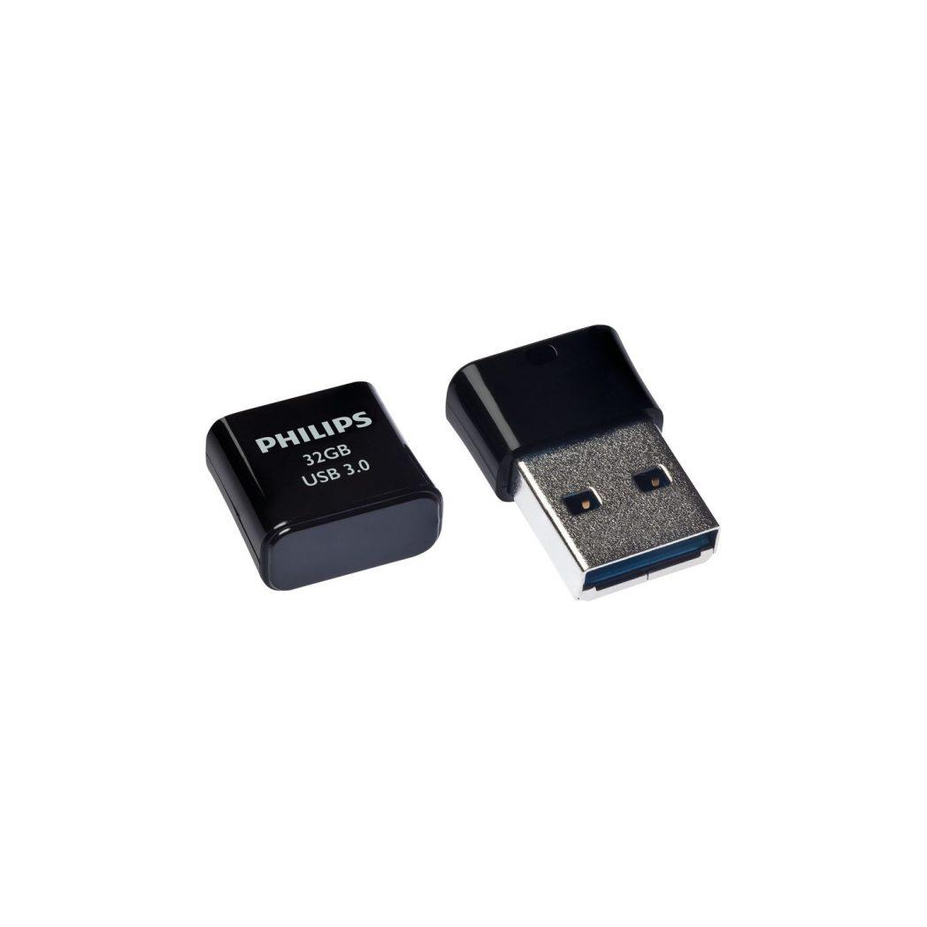 Philips USB 3.0 Pico Edition Flash Drive 32GB Pen Drive - Black