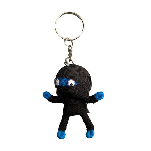 Voodoo String Doll Keychain, 7cm