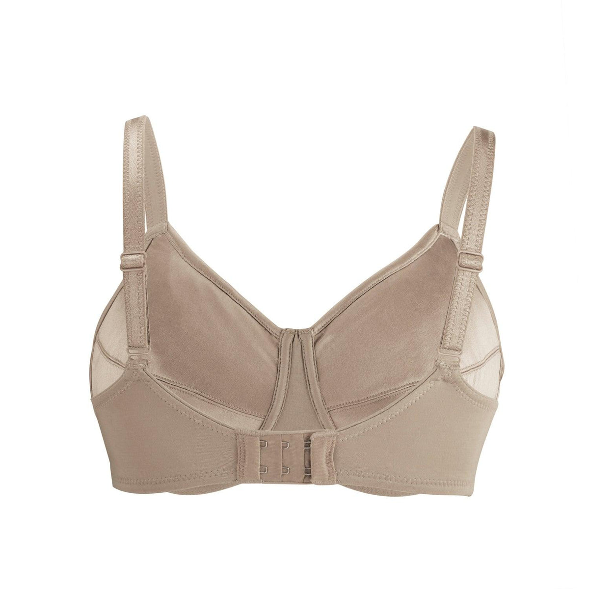 Shell-Supportive Non-Wired Silk & Organic Cotton Full Cup Bra with