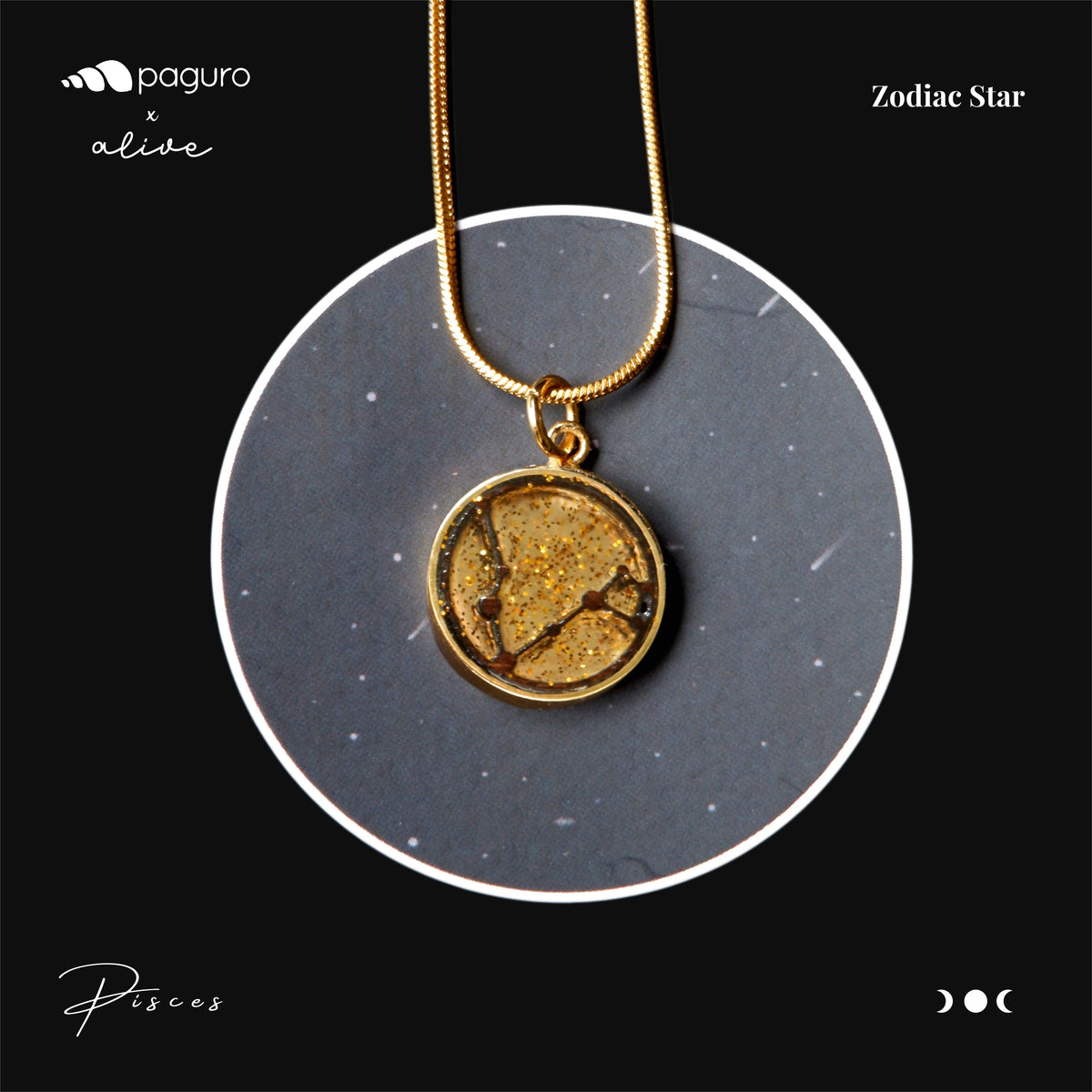 Pisces Zodiac Sign Sustainable Necklace