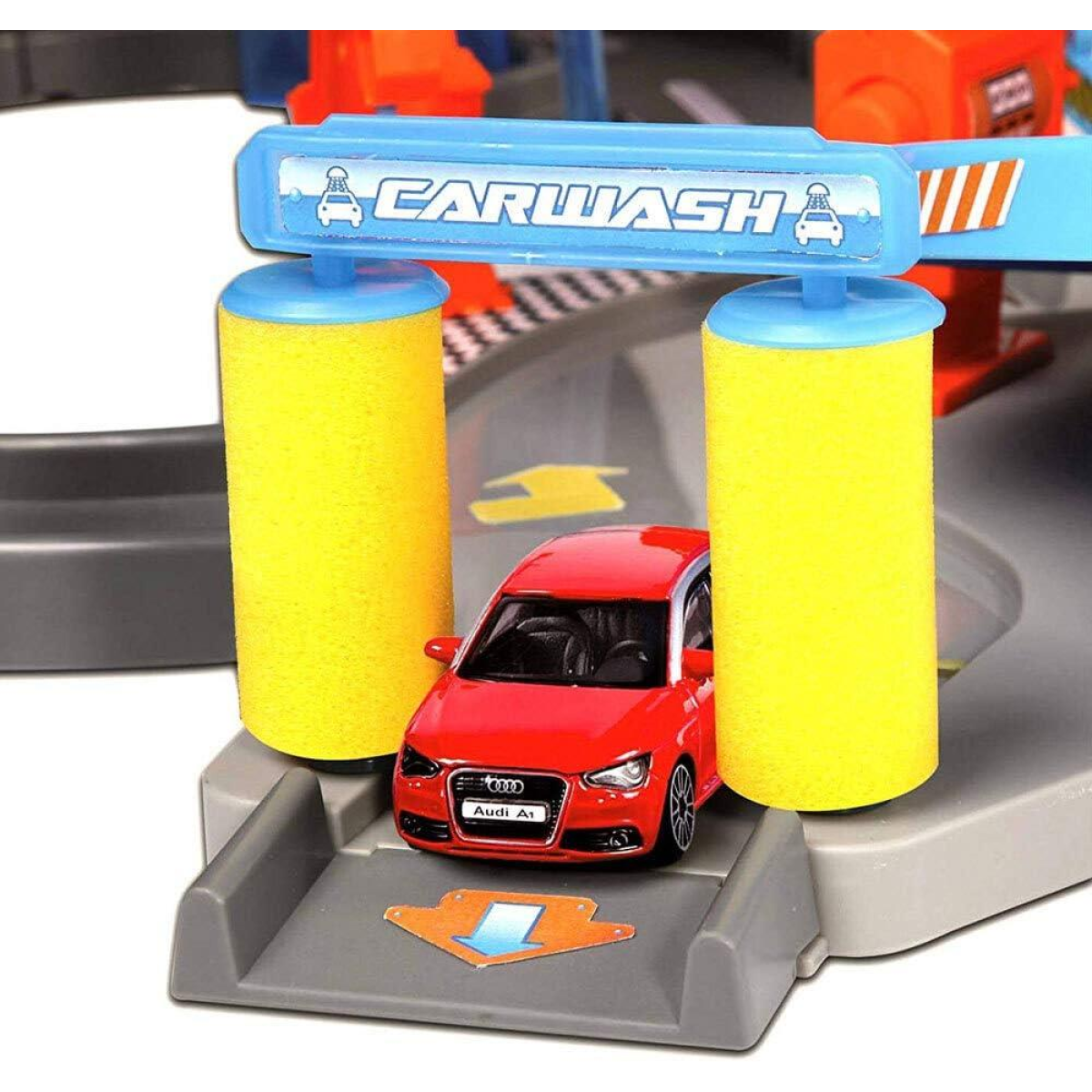 Burago 1:43 Street FIRE MEGA Dealer Showroom Garage Toy indoor Game , Assorted Colours