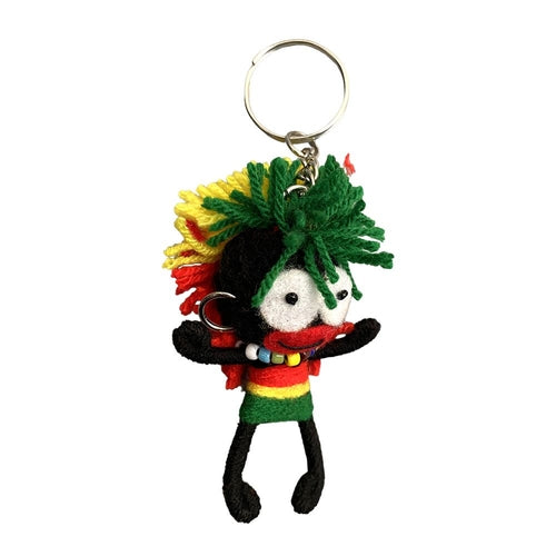 Voodoo String Doll Keychain, 7cm