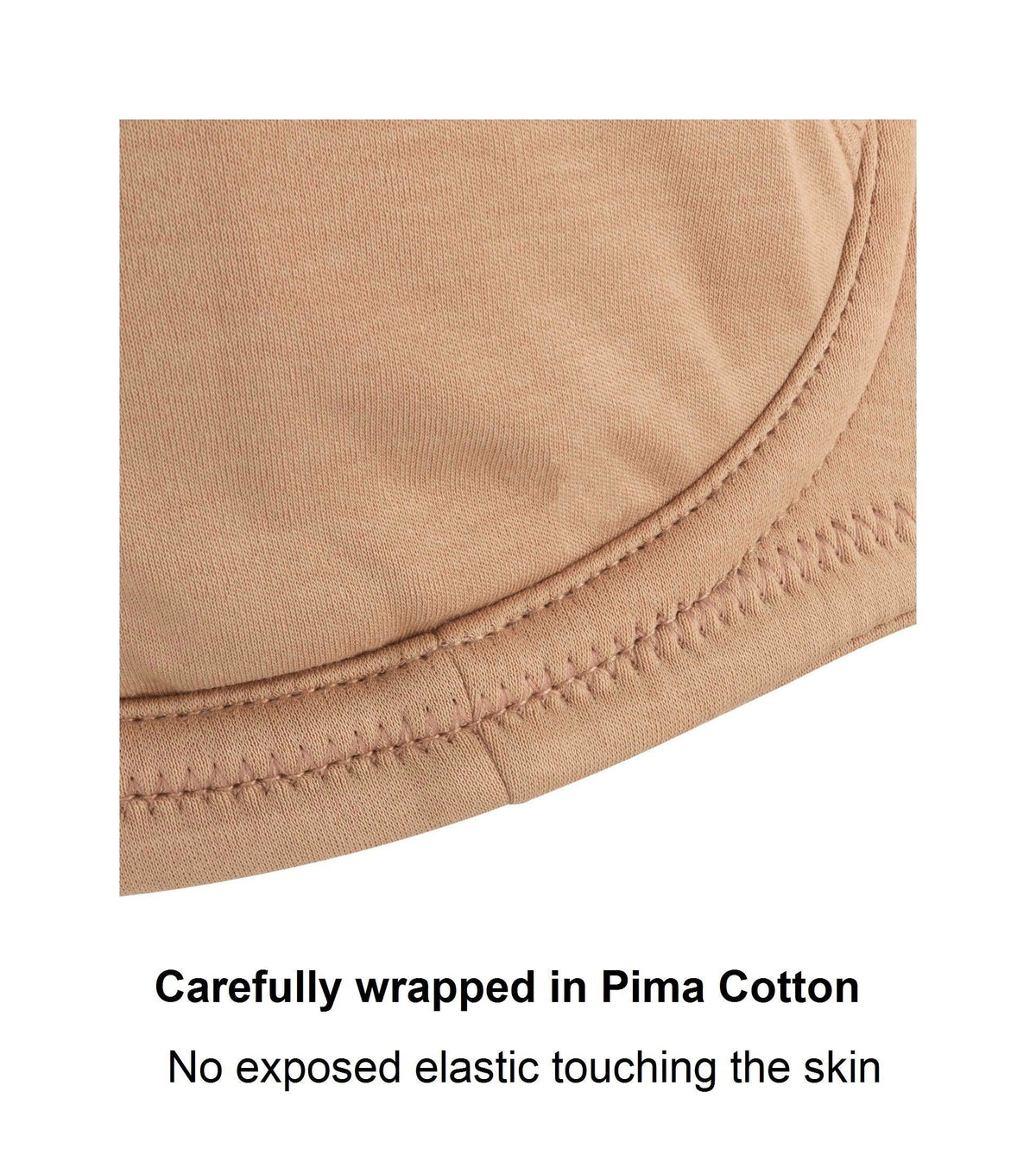 Warm Golden-Underwired Silk & Organic Cotton Full Cup Bra with
