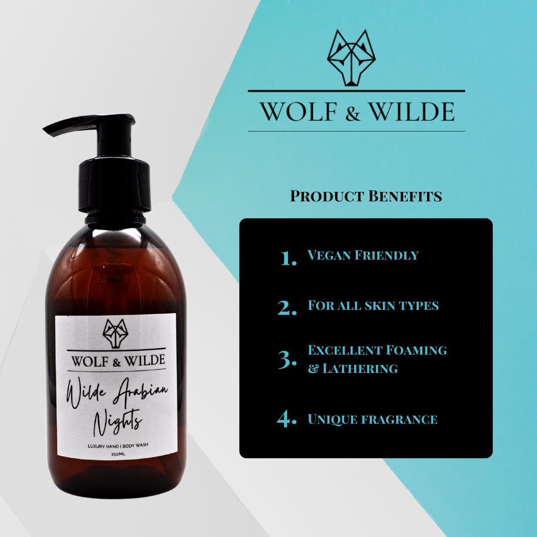 Wilde Arabian Nights Luxury 2 In 1 Liquid Soap - Hand & Body 250ML