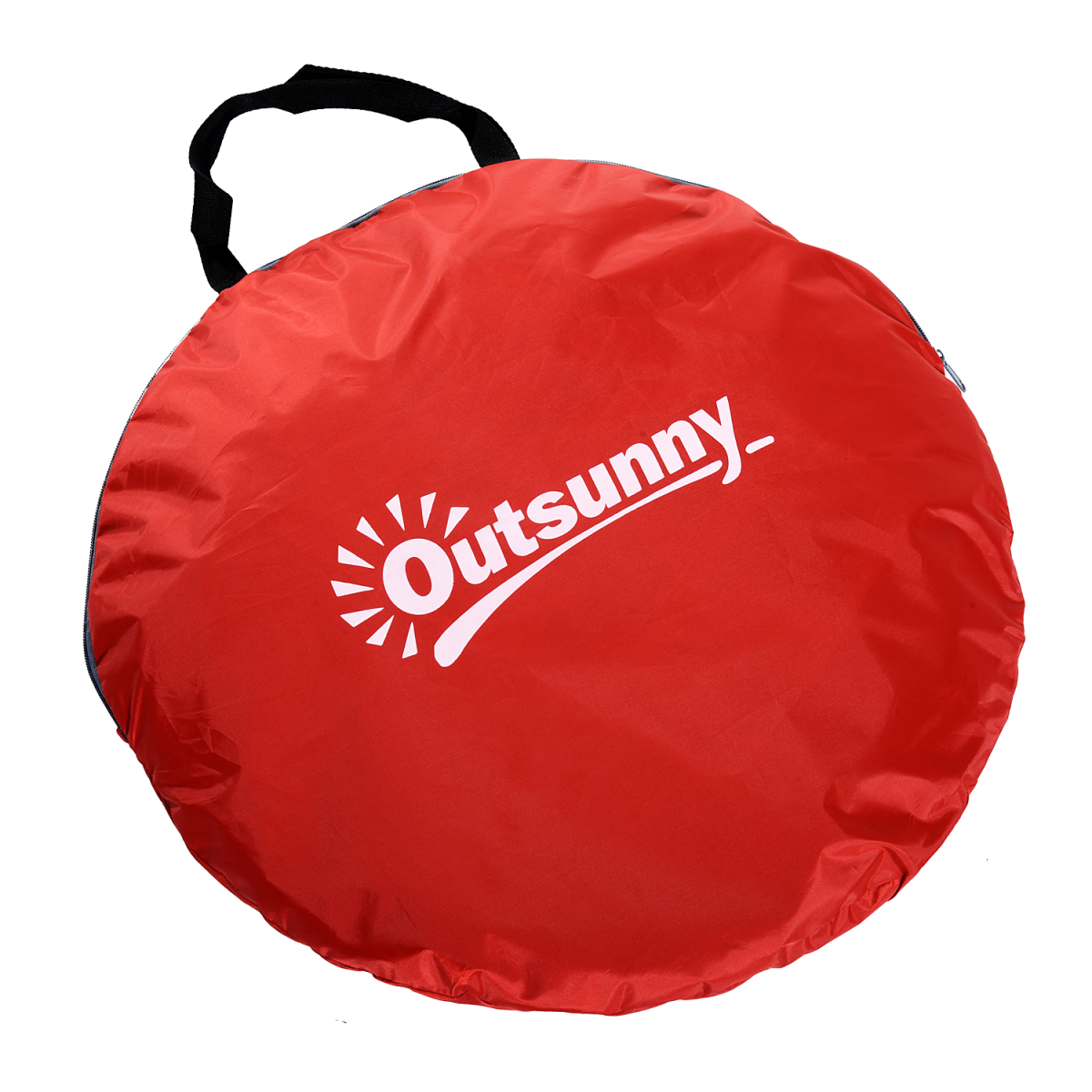 Beach Tent Instant Camping Pop up Tent Sun Shade Shelter, Red Outsunny
