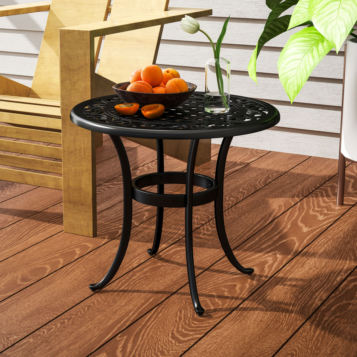 Stunning Aluminium Garden Side Table – Durable & Stylish Outdoor Furniture