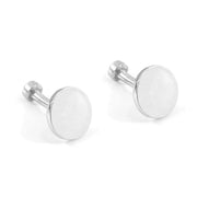 Ditton Round Silver Cufflinks