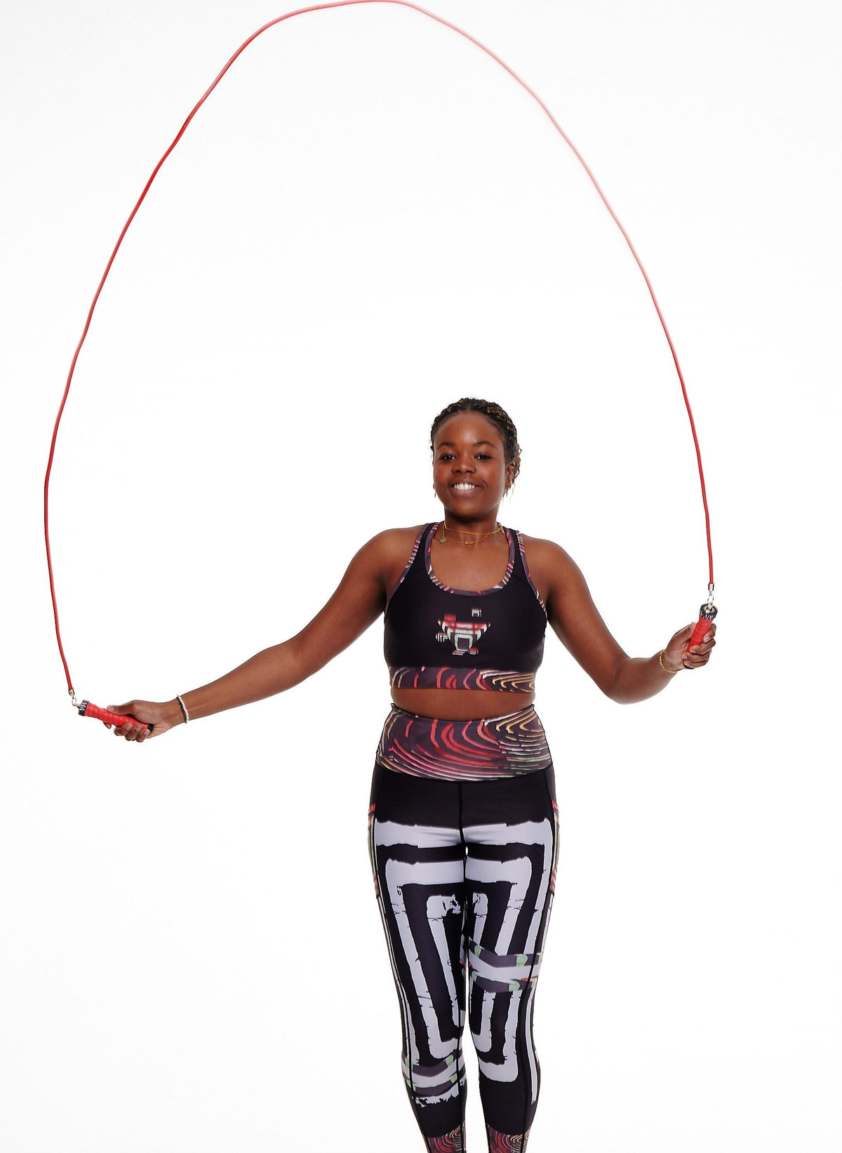 Adyre on Brocade Splash Leggings (Side Pocket)