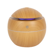Small Round Wood Grain Aroma Diffuser