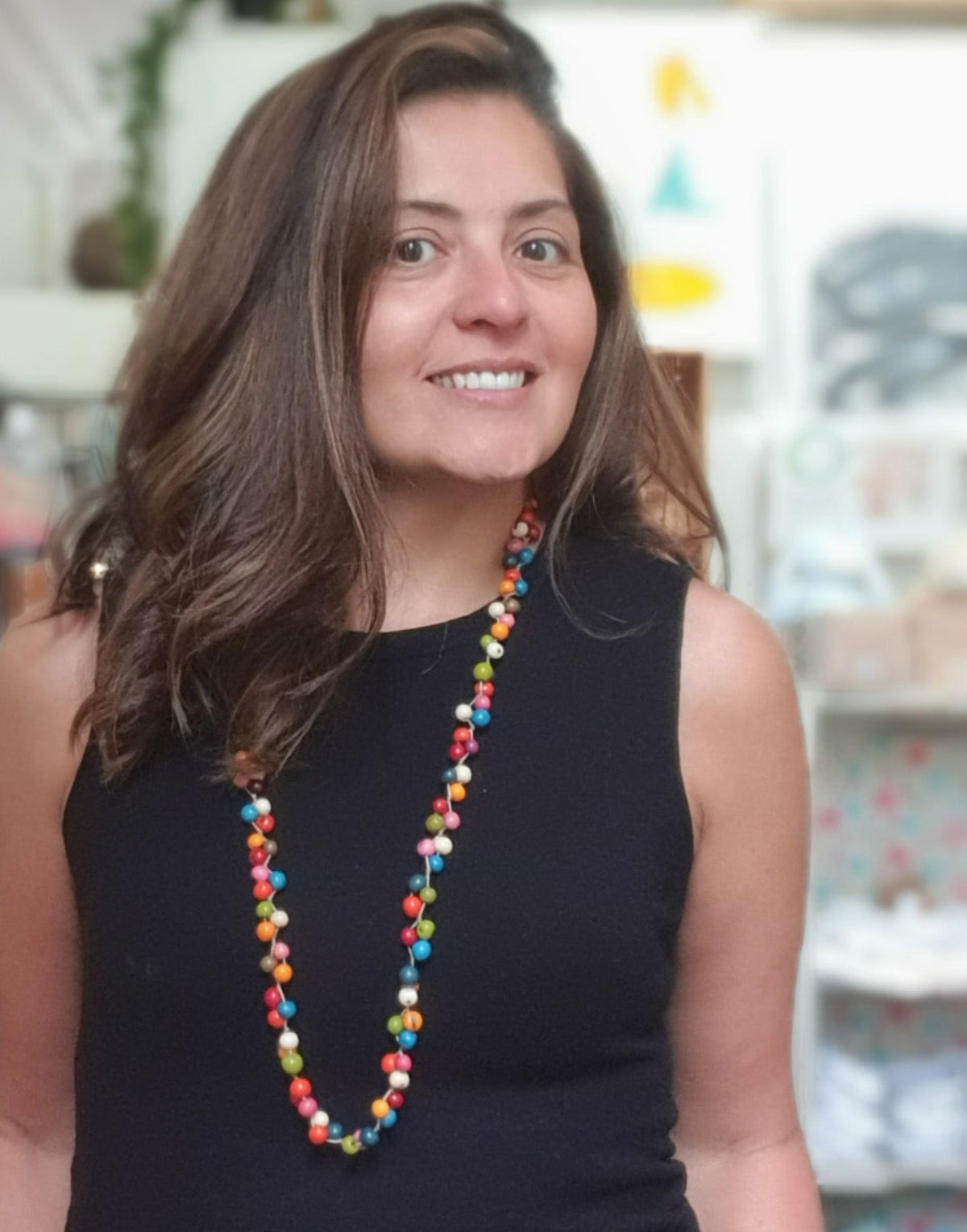 Acai Berry Long Necklace - Multicoloured