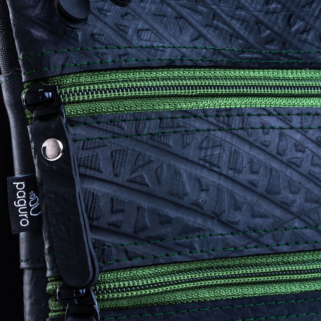 Maggie Upcycled Inner Tube Vegan Crossbody Bag - Eco Friendly