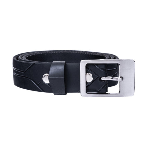Slim Recycled Tyre Vegan Biker Belt