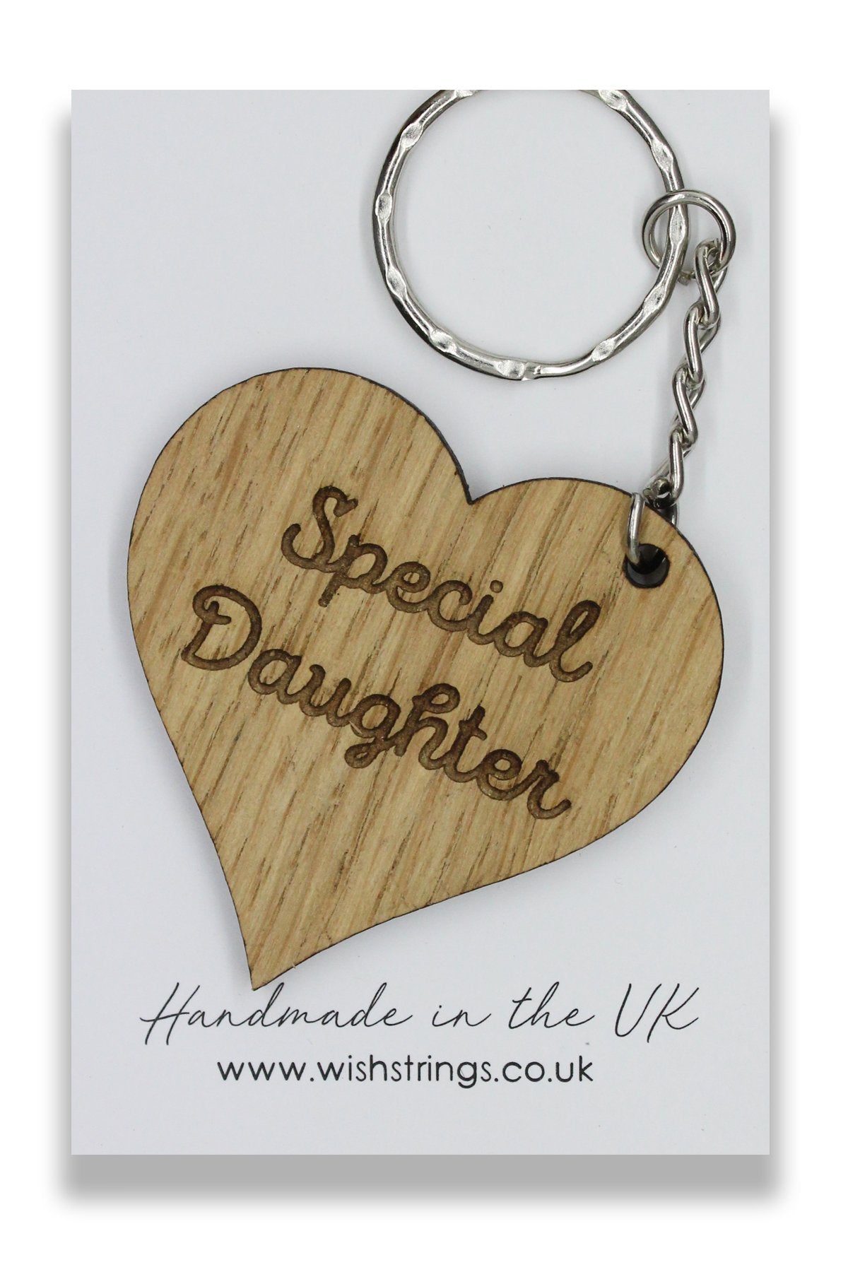 DAUGHTER - Wooden Keyring - K001