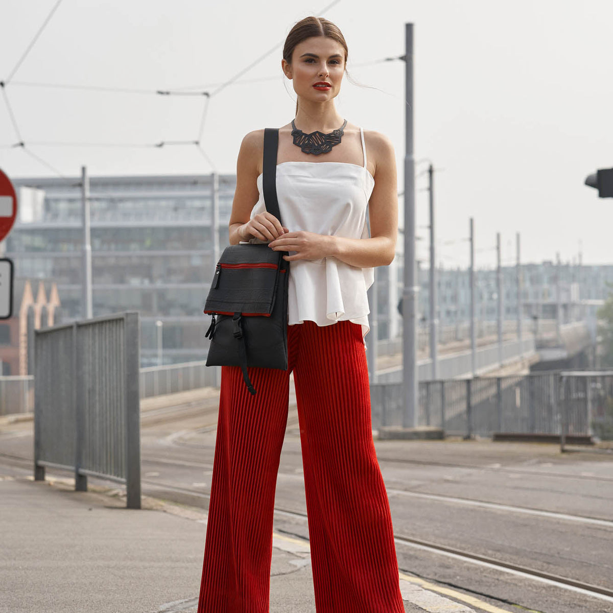 Jen Recycled Rubber Crossbody Bag (6 Colours Available)