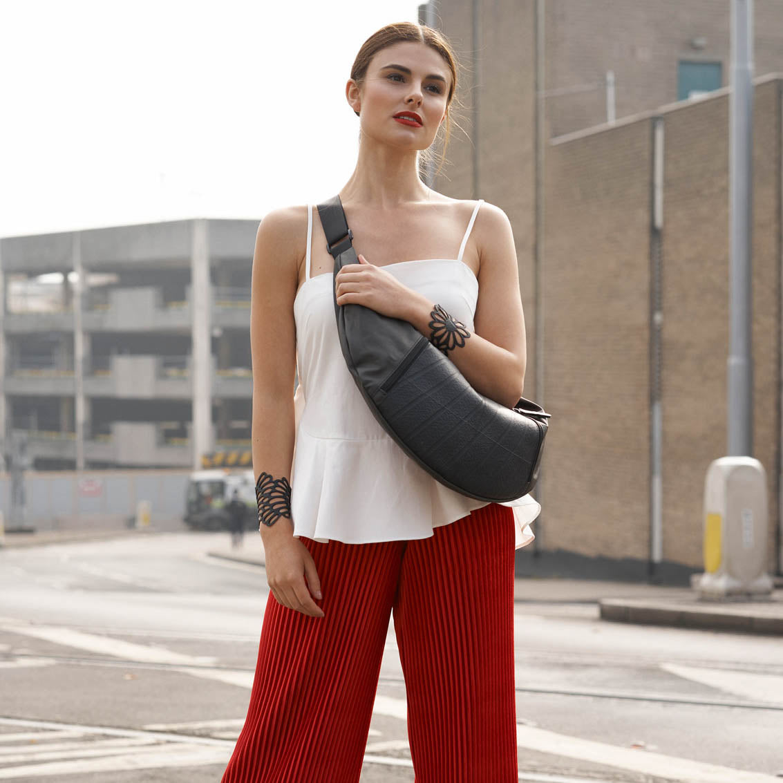 Squad Vegan Unisex Crossbody Sling Hobo Bag