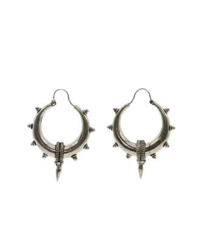 Mandala Hoop Earrings