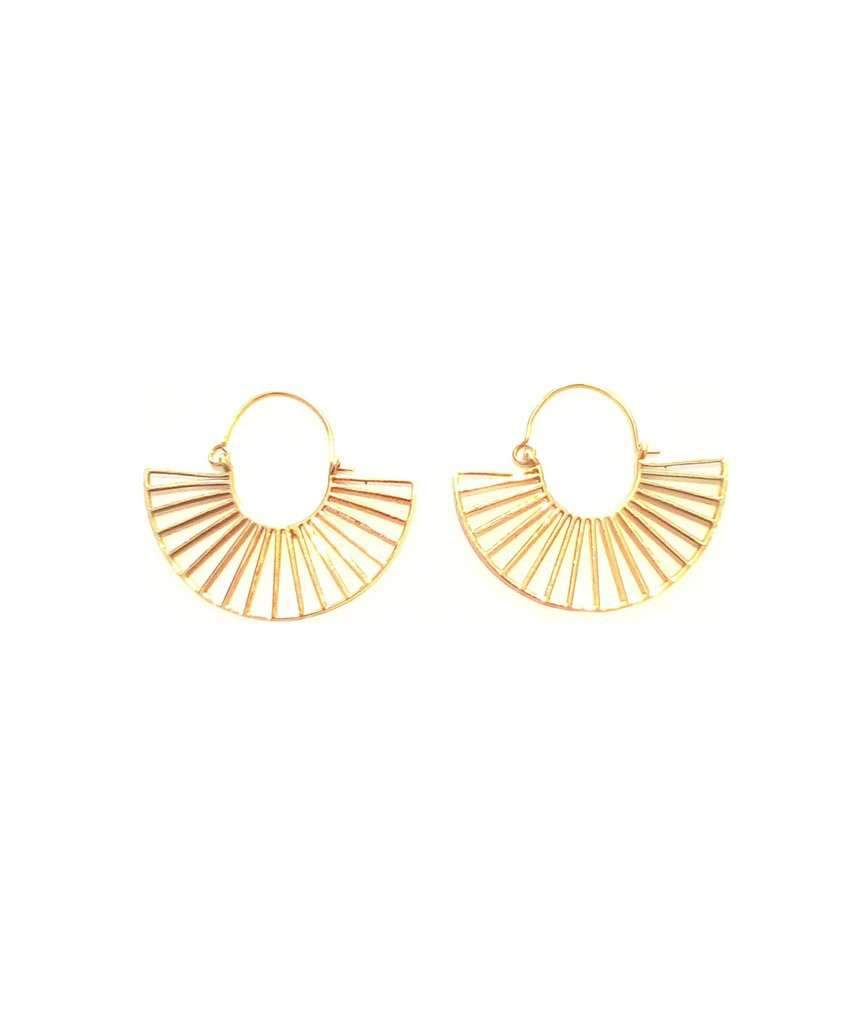 Cleopatra Fan Earrings