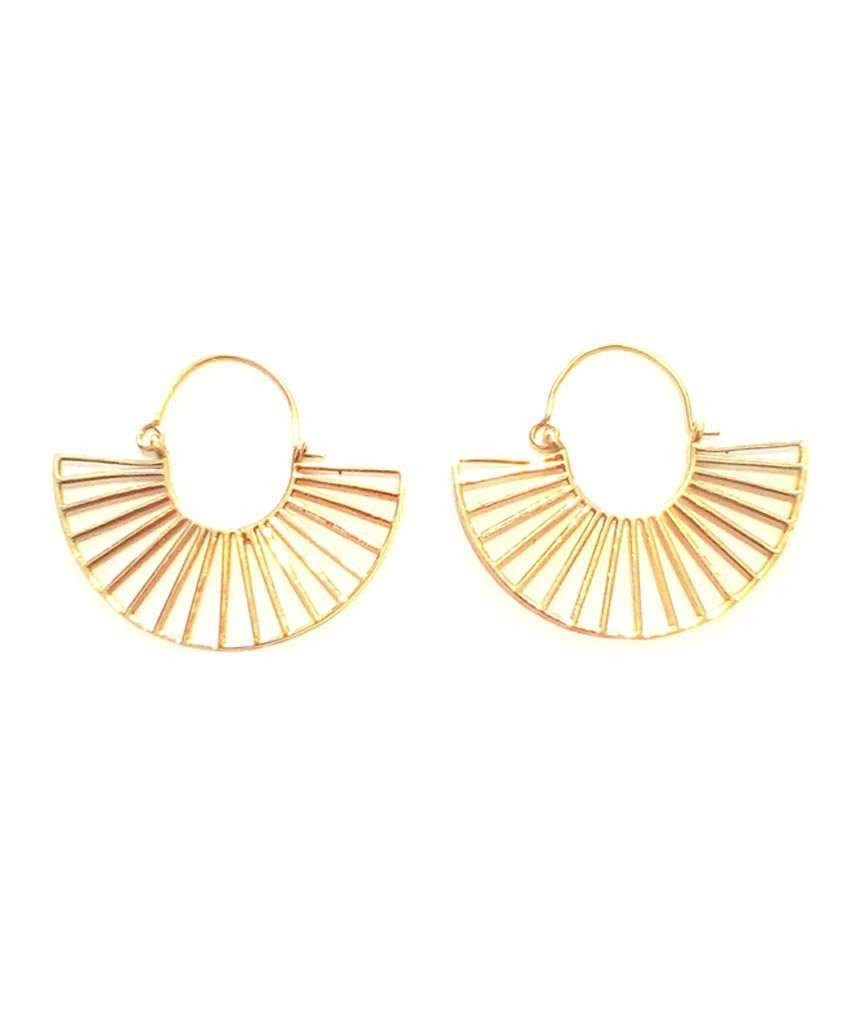 Cleopatra Fan Earrings