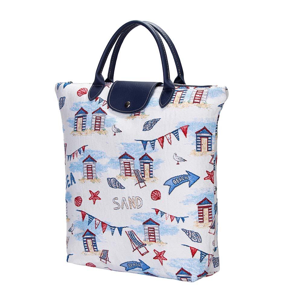 Beach Hut - Foldaway Bag