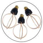 3 Pack 8W Retro LED Soft Filament E27 Decorative Industrial Light~1007