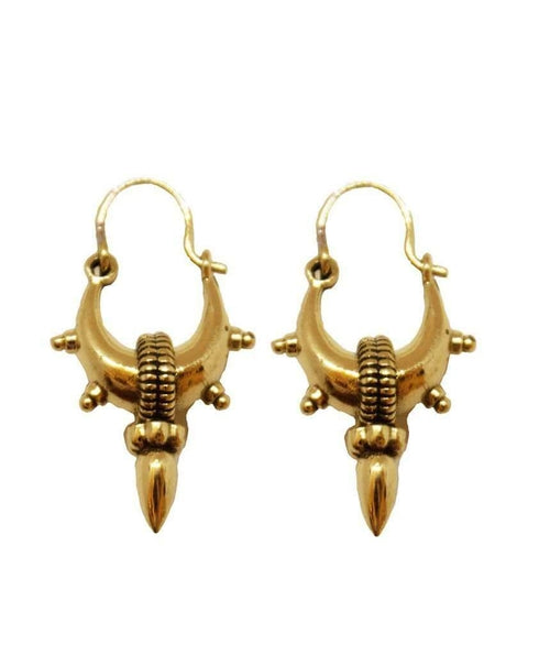 Mandala Hoop Earrings