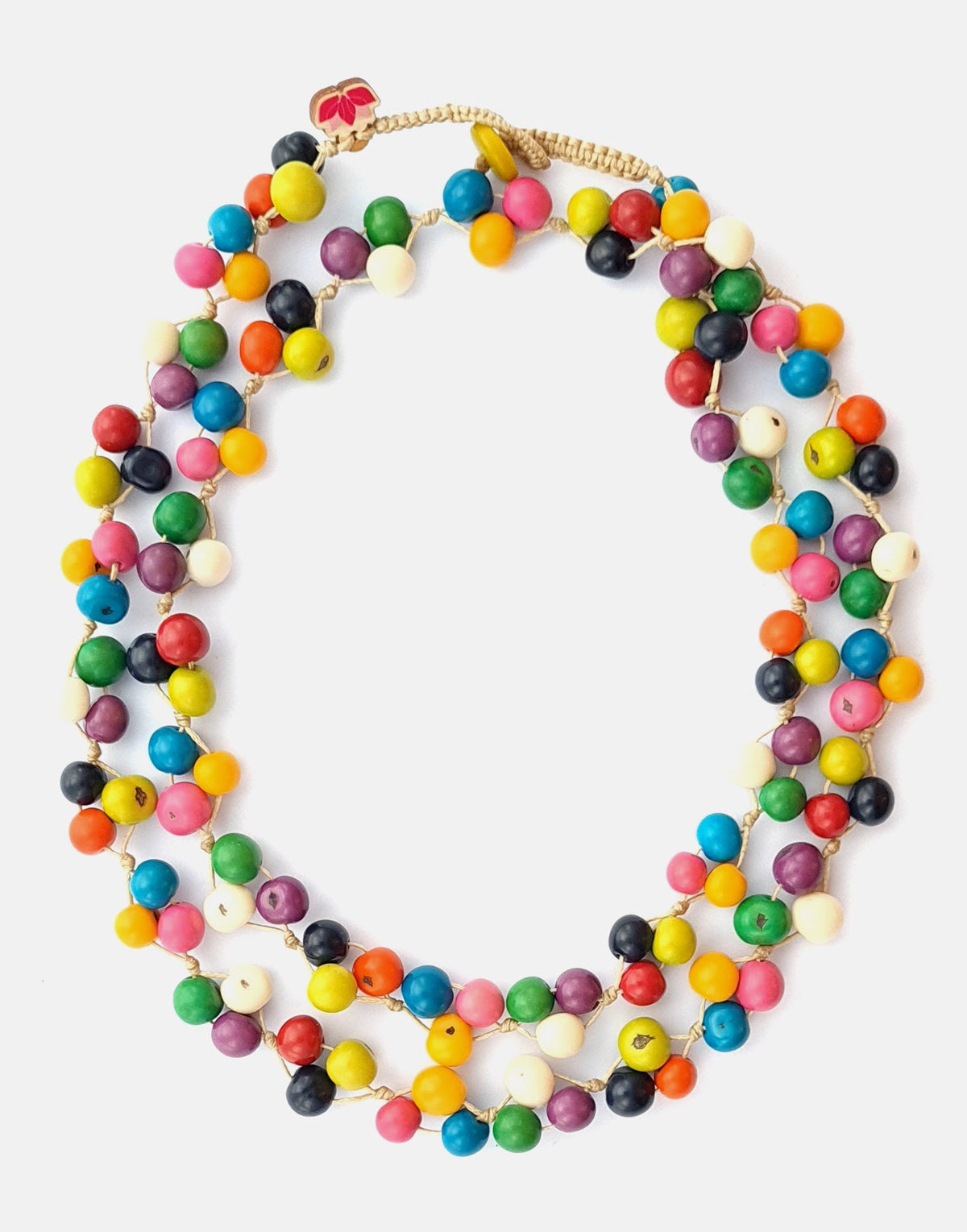 Acai Berry Long Necklace - Multicoloured