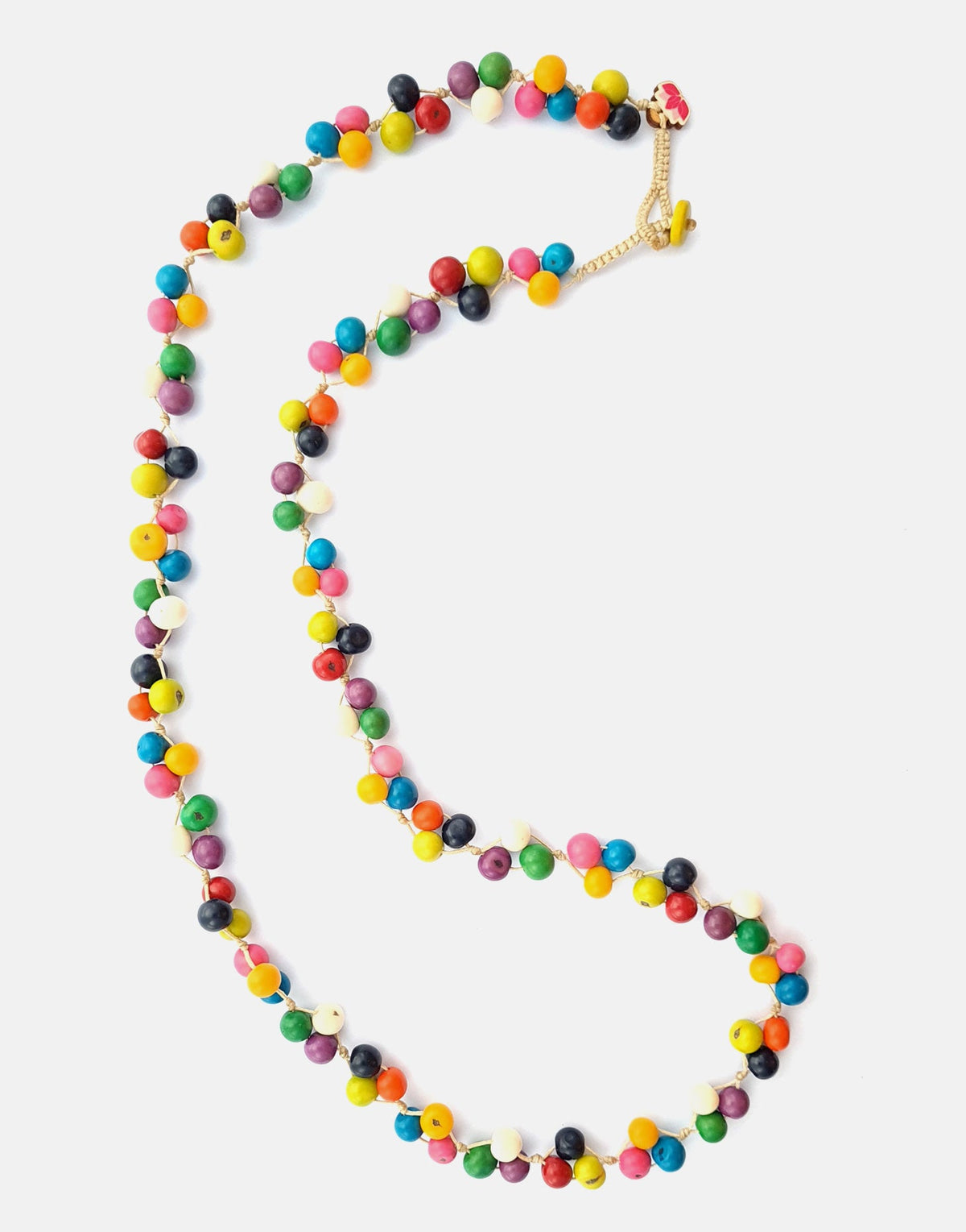 Acai Berry Long Necklace - Multicoloured