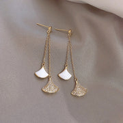 Fanshaped Drop Earrings