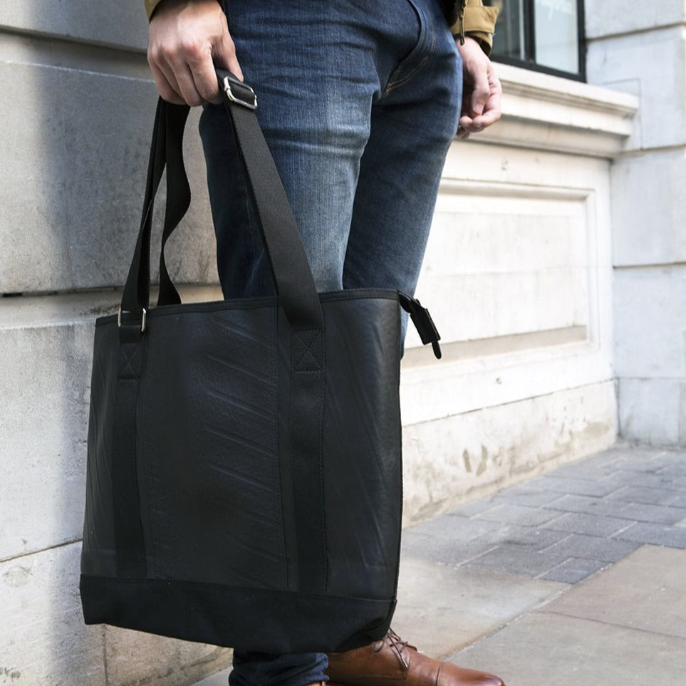 Rika Spacious Vegan Tote Bag Made From Inner Tube