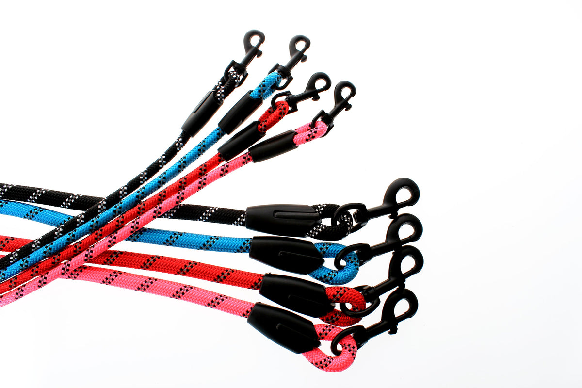 Dog Rope Lead With Reflective Stitching and Padded Handle