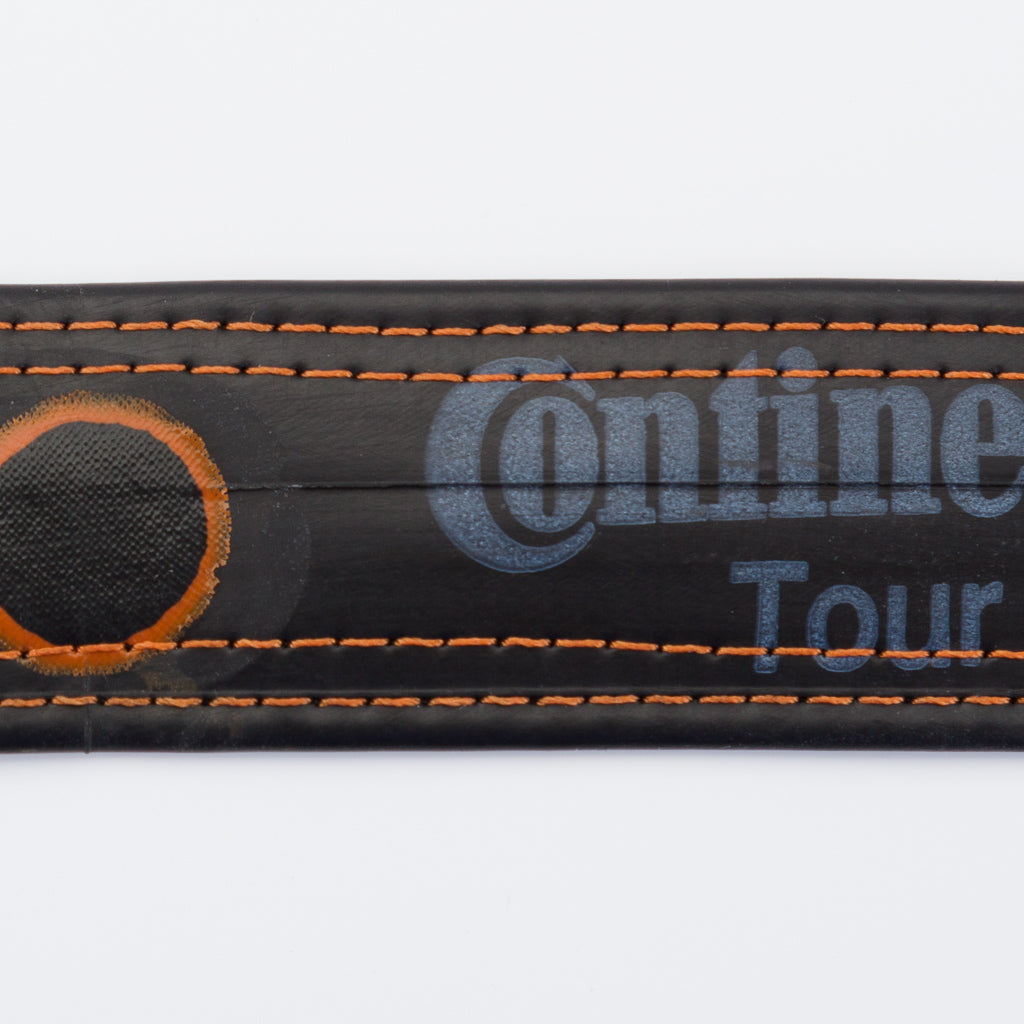 Recycled Bicycle Inner Tube Vegan Belt (with Patches)