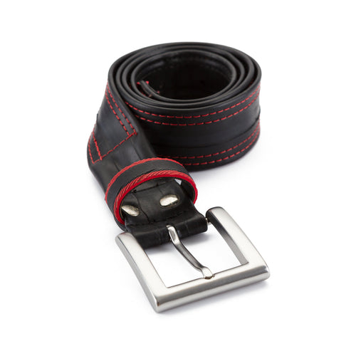 Recycled Bicycle Inner Tube Vegan Belt