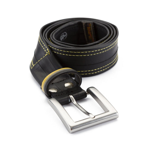 Recycled Bicycle Inner Tube Vegan Belt