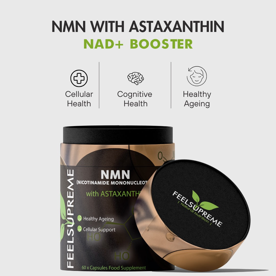 NMN Capsules With Astaxanthin (99% Pure)