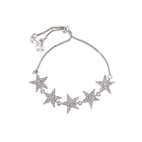 loveRocks Crystal Stars Friendship Style Bracelet