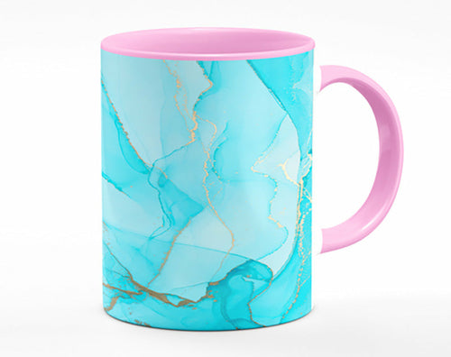 Aqua Fusion Glitter Mug