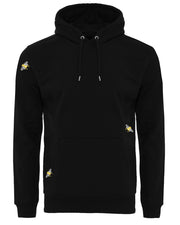 Bee Embroidered Hoodie Black Men