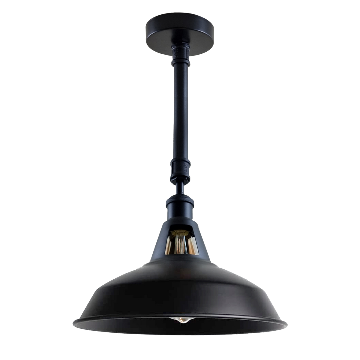 Black Metal Lampshade Industrial Retro Lighting Ceiling Light~1140
