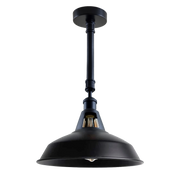 Black Metal Lampshade Industrial Retro Lighting Ceiling Light~1140